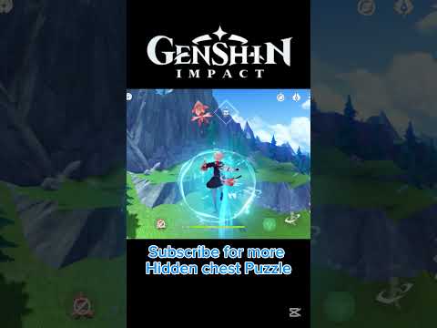 Solve Puzzle to get chest in Genshin Impact #shorts #genshinimpact