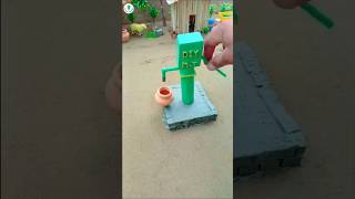 Diy tractor making concrete around mini hand pump by using cement mixer & bricks @sunfarming7533