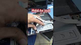 Change hdd to SSD on laptop Acer #ssd #acer