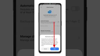 How to enable Cloud Backup Storage | Cloud Backup Storage ON #shorts #cloudbackup