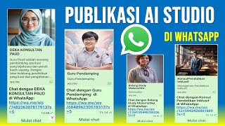 Publikasi  Ai Studio di WhatsApp,