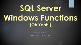 The MOST Powerful Statement You will Even Learn in SQL - Window Function  - Easy Demo!