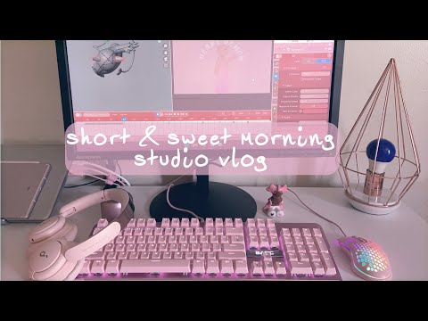 Studio Vlog ep. 1 ~  3D Artist ❤️ Animating in Blender