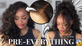 NO WAY!💥Natural Curls Last ALL DAY! PRE-STYLED 9*6 Wig Perfect for Beginners | WOWAFRICAN