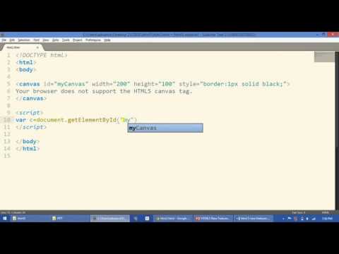 HTML5 New Features - 02 Canvas