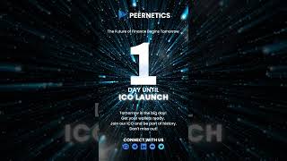 Tomorrow's the day! Just one more day until the Peernetics ICO launches.