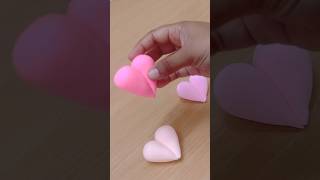 Fullfy heart heart💓 using Foam Clay #clay #clayart #claycraft #foamclay #shorts