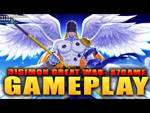 DIGIMON GREAT WAR GAMEPLAY & SUMMONS! (Gift Codes - X7GAME)