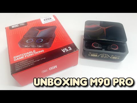 TMS M90 Pro Bluetooth Earphones with Touch Control - Unboxing and Test 2023
