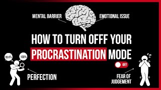 How to Turn-off  Your Procrastination Mode (B&W Animation)