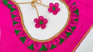 Beautiful blouse design|| Blouse back neck design|New modle blouse  design| Blouse cutting & Stitch