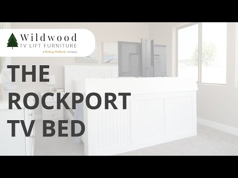 Rockport TV Lift Bed- Wildwood TV Lift Furniture