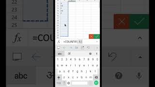 Countif Formula in simple Example Study #Excel #Computer #webline #viral 💥 #trics