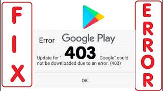 403 Update For Program Could Not Be Downloaded Due To An