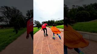 skating stunt, don't try it without any training #skating #skater #skate #skatersharif #reels