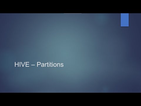 Hive  Partitions | Learn Big Data On Windows 10  | Learn Big Data Online