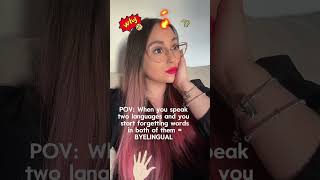 Accidentally Byeligual  #linguistish #languagelearning