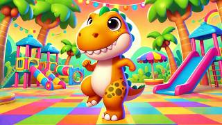🎉 "Dance Like a Dinosaur! 🦖 | Fun Kids Dance Party Music Video | Dino Groove Dance!"