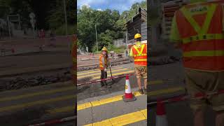 Road repair #shorts #viral #roadrepair #roadworks #hongkong #asmr