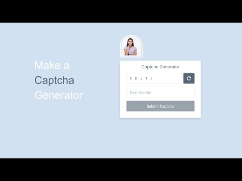 Make Captcha Generator in JavaScript