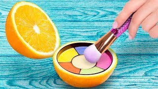 メイク用品のための夏のフルーティーデコレーションアイディア