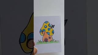 🤩 Draw beautiful House step by step #shorts #shortsfeed #easydrawing #draweasy #simplestrokes