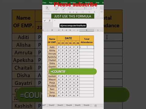 How to Are you counting specific text like this Microsoft Excel tips & tricks