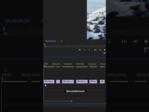 EASILY Close GAPS Between Clips In Premiere Pro #shorts
