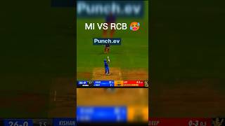 MI vs RCB part 2 🥵 #shorts #cricket #shortfeed #ipl #cricketshorts