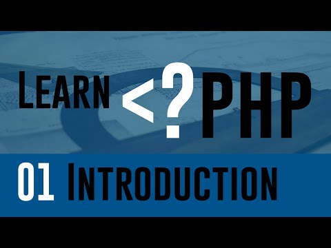 Learn PHP 01 - Introduction