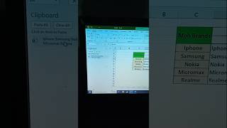 Data Adjust in Excel Sheets #shots
