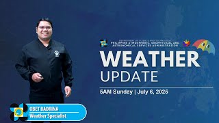 Public Weather Forecast issued at 5AM | July 6, 2025 - Sunday