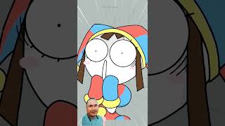 Jax and pomni playing games🥳🥳 #shorts #jax #pomni #cartoon #animation