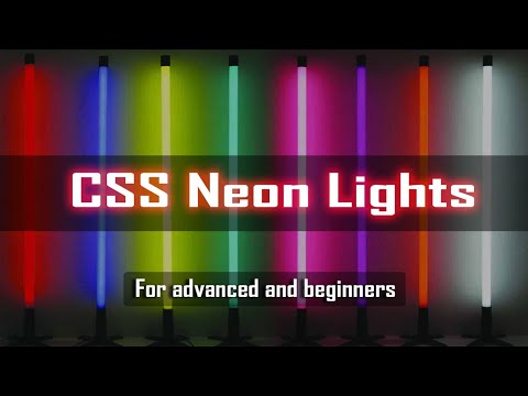CSS Flashing  Lights ( CSS Neon Lights with Flickers)