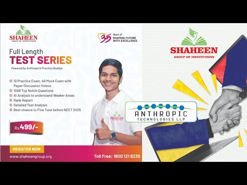 Shaheen Bidar Online Test Series - 50 Top Notch Full lenght Tests