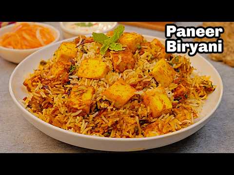 The easiest recipe of Paneer Dum Biryani | Paneer Biryani Recipe | Veg Biryani Recipe | Kabitaski...