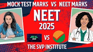 Mock Test Marks Vs Neet 2025 Exam Marks ? Safe Score To Get One GMC MBBS Seat In Neet 2025 #neet2025