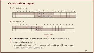 COMP526 (Fall 2023) 4-6 §4.6 The Boyer Moore algorithm
