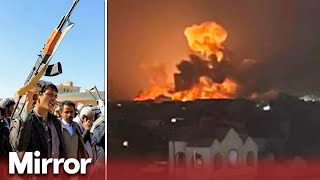 U.S. launch HUGE air strikes on Houthis rebels in Yemen