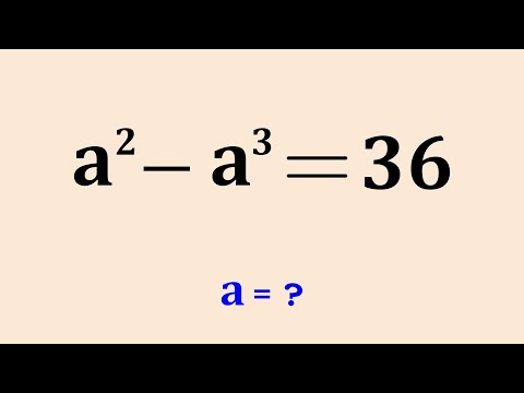 A Very Nice Algebra Olympiad Maths Problem | Can you solve for a=?