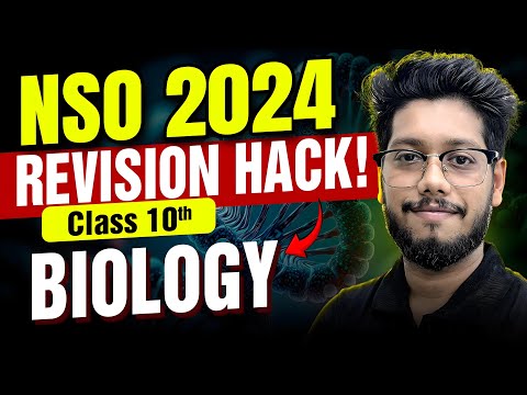 NSO 2024 | PYQs you must solve🔥| Class 10th | Biology | Motion Foundation #nso #nso2024