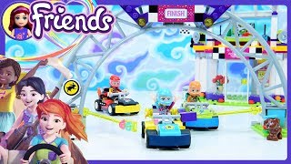 LEGO Friends The Big Race Day Speed Build Silly Play & Review