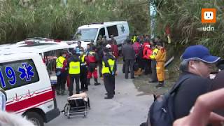 0102黑鷹失事首批獲救人員 送下山就醫