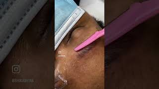 Ombré brow procedure! #ombrebrows #browtips #microblading #pigments #tattoo #shading