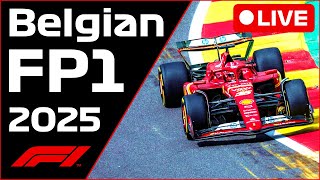 🔴F1 LIVE - Belgian (Spa) GP FP1 - Commentary + Timing
