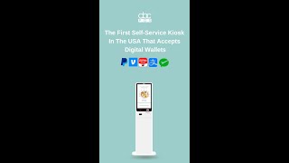 We are accepting digital wallets now! The 1st self-service kiosk accepts PayPal, Venmo, Wechat Pay..