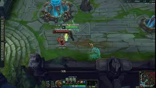 Illaoi W + Hextech Flash animation delay