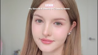 GRWM ft. my favorite K-Beauty & C-beauty Items
