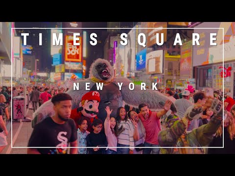 [4K] 🇺🇸 Times Square, New York City Walking Tour 2025