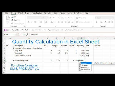 How to Calculate Quantity in Excel Sheet Using SUM & PRODUCT Function